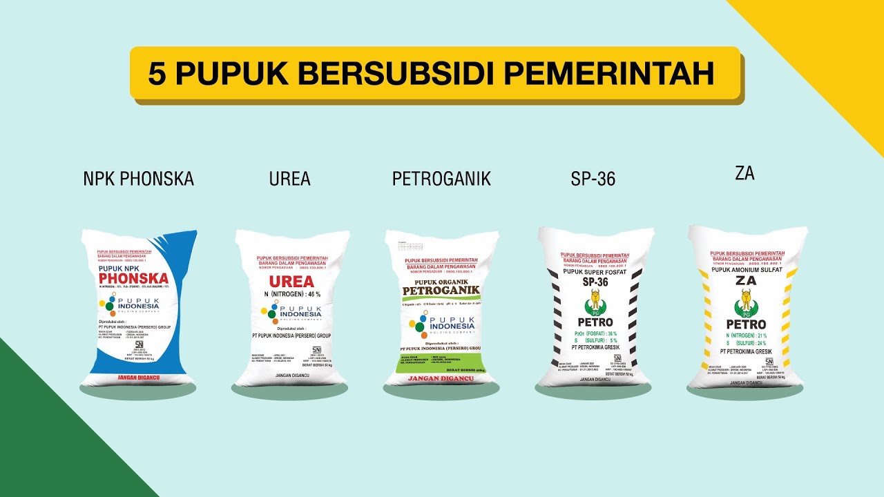 Mengenali Pupuk Subsidi