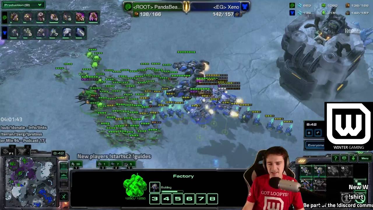 Winter Starcast - EG.Xeno (Terran) vs Root.Pandabearme (Zerg) Breakdown Cast