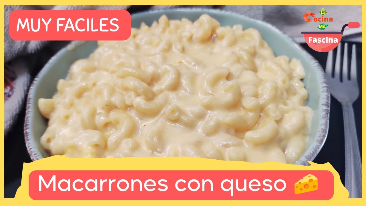 Cómo hacer Macarrones con queso 🧀 RECETA MUY FÁCIL