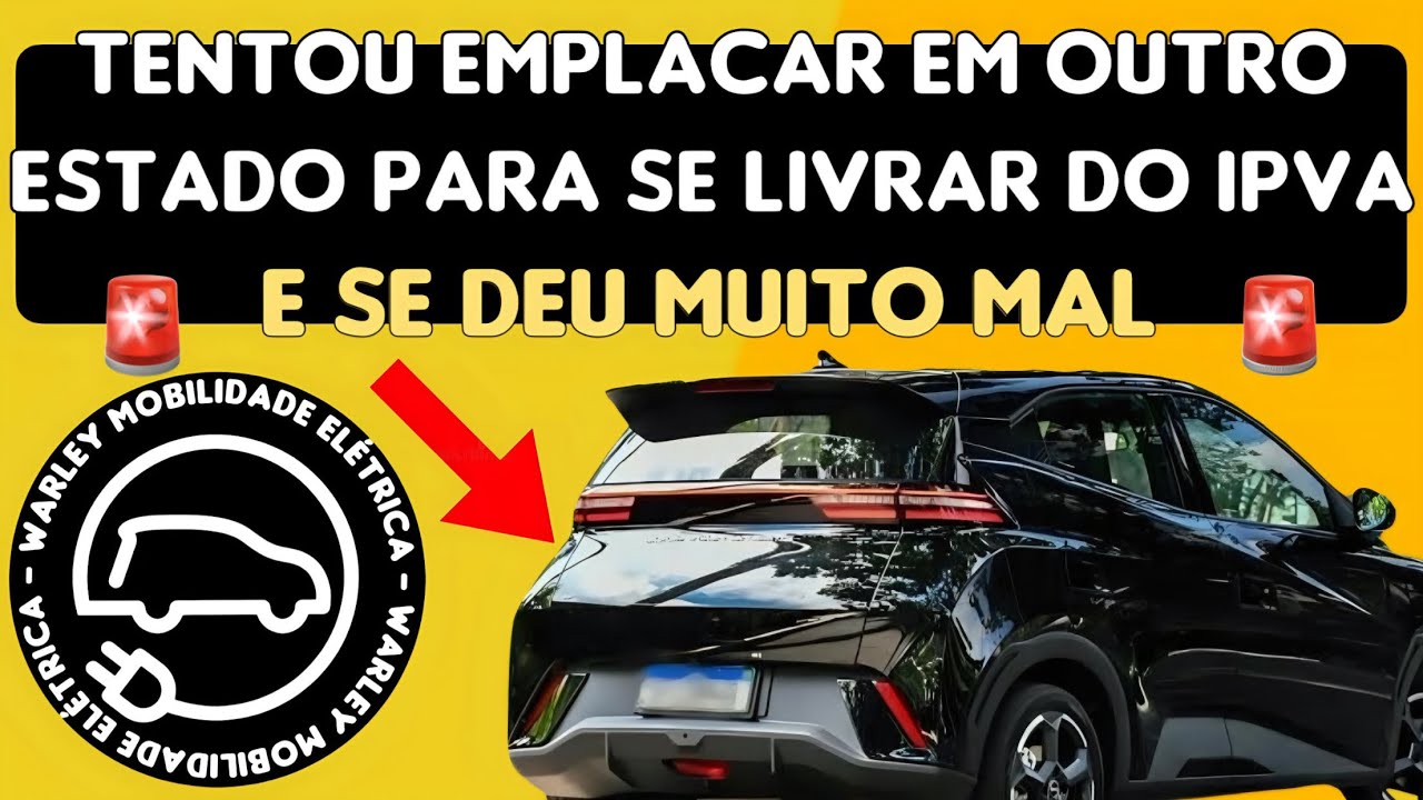 🚨DOLPHIN MINI, TENTOU EMPLACAR EM OUTRO ESTADO PARA SE LIVRAR DO IPVA E SE DEU MUITO MAL #byd #ipva