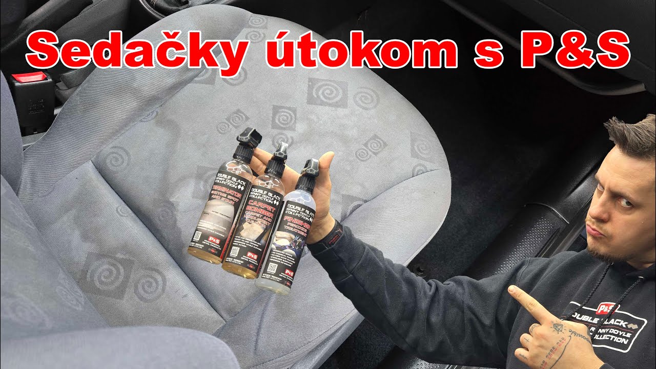 Ako vytepovať špinavé látkové sedačky? Použi niečo, čo bude naozaj fungovať, použi systém od P&S