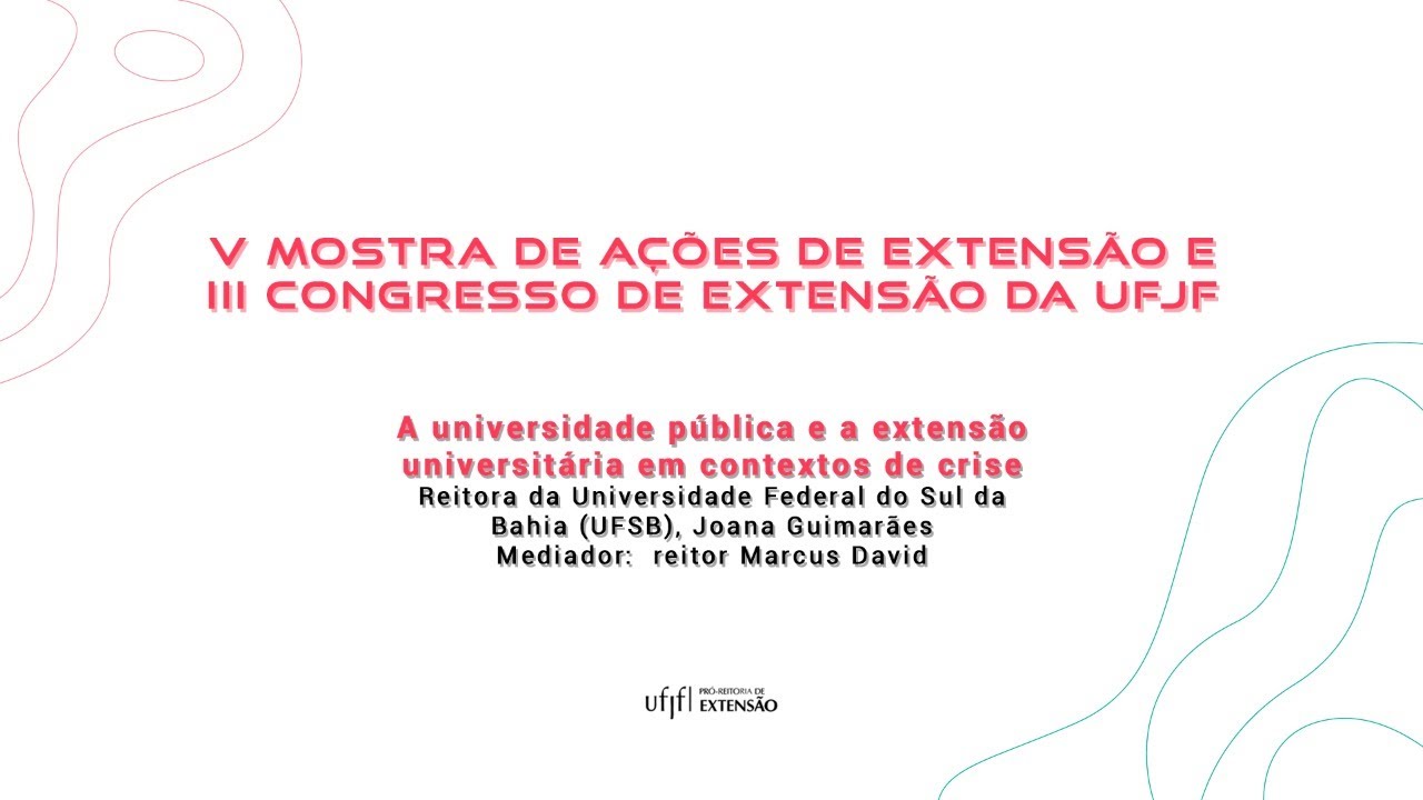 III Congresso de Extensão - Abertura  (25/01/2021)