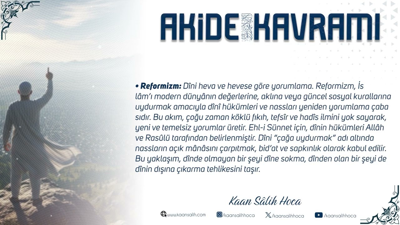 20) Günümüzde Akideyi Bozan Modernist Metot ve Fikir Akımları l Sesli Makale l Kaan Salih Hoca