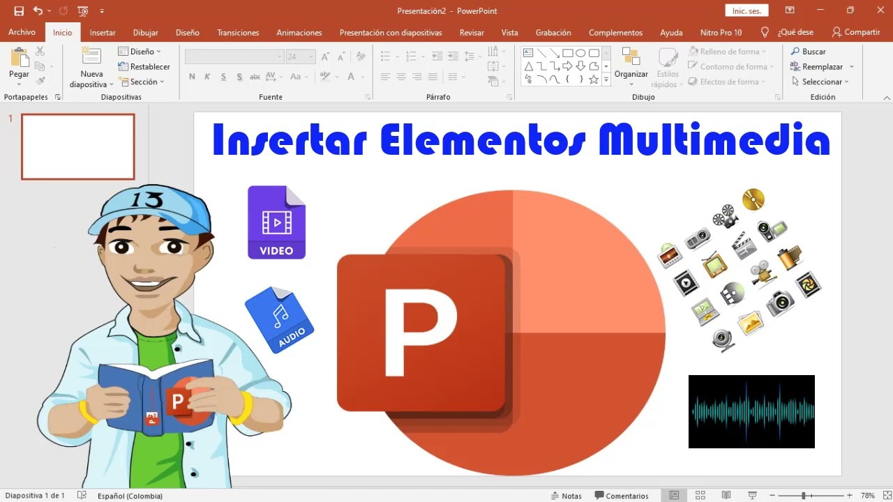 Microsoft Power Point: Insertar Elementos Multimedia (Audio - Video)