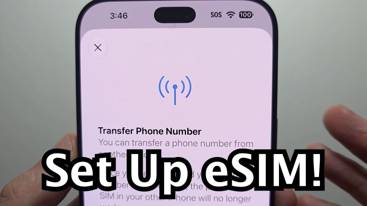 iPhone 18 Pro: как активировать eSIM (без слота для физической SIM-карты)
