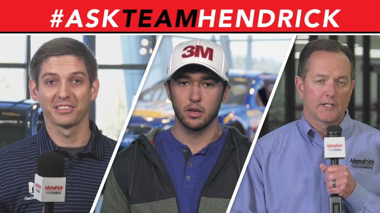 #AskTeamHendrick: Elliott, Ives & Andrews answer your questions