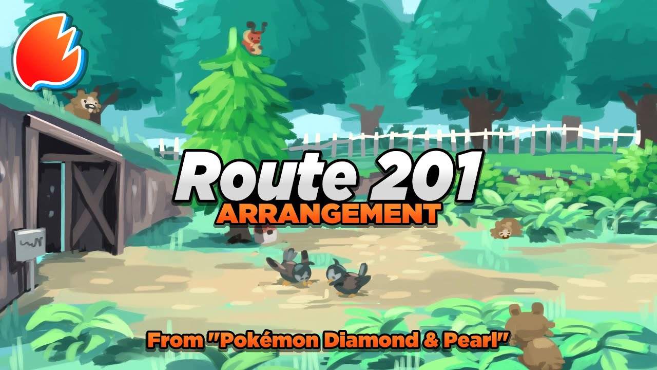 Route 201: Arrangement ◓ Pokémon Diamond, Pearl & Platinum