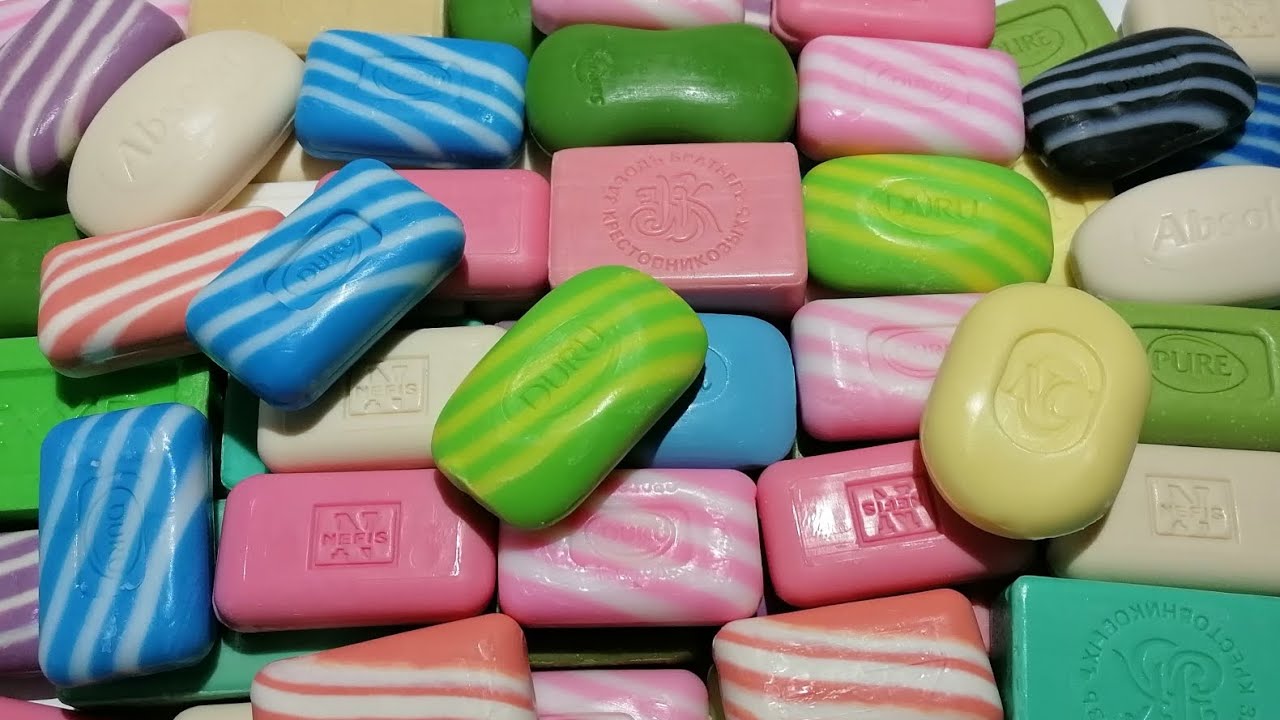 ASMR / Soap unpacking / Распаковка мыла❤️🤍💙💛🧡💜