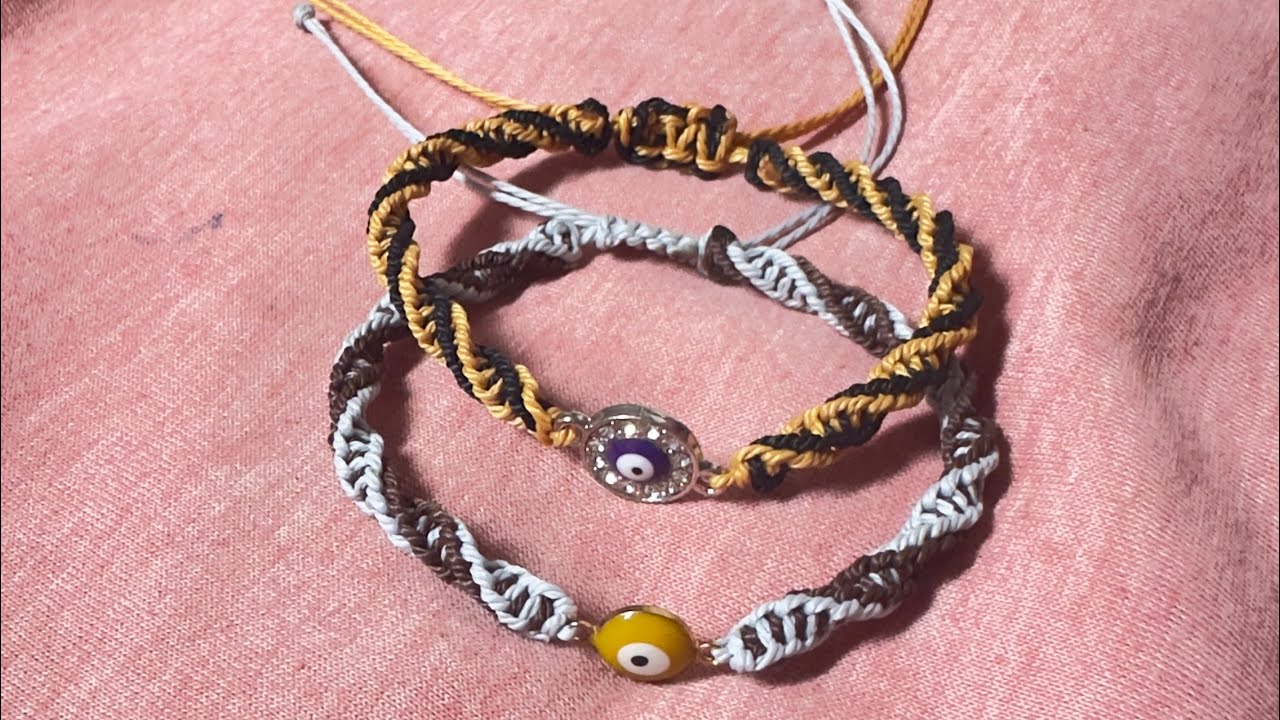 Como Hacer Pulseras espiral con dos variantes