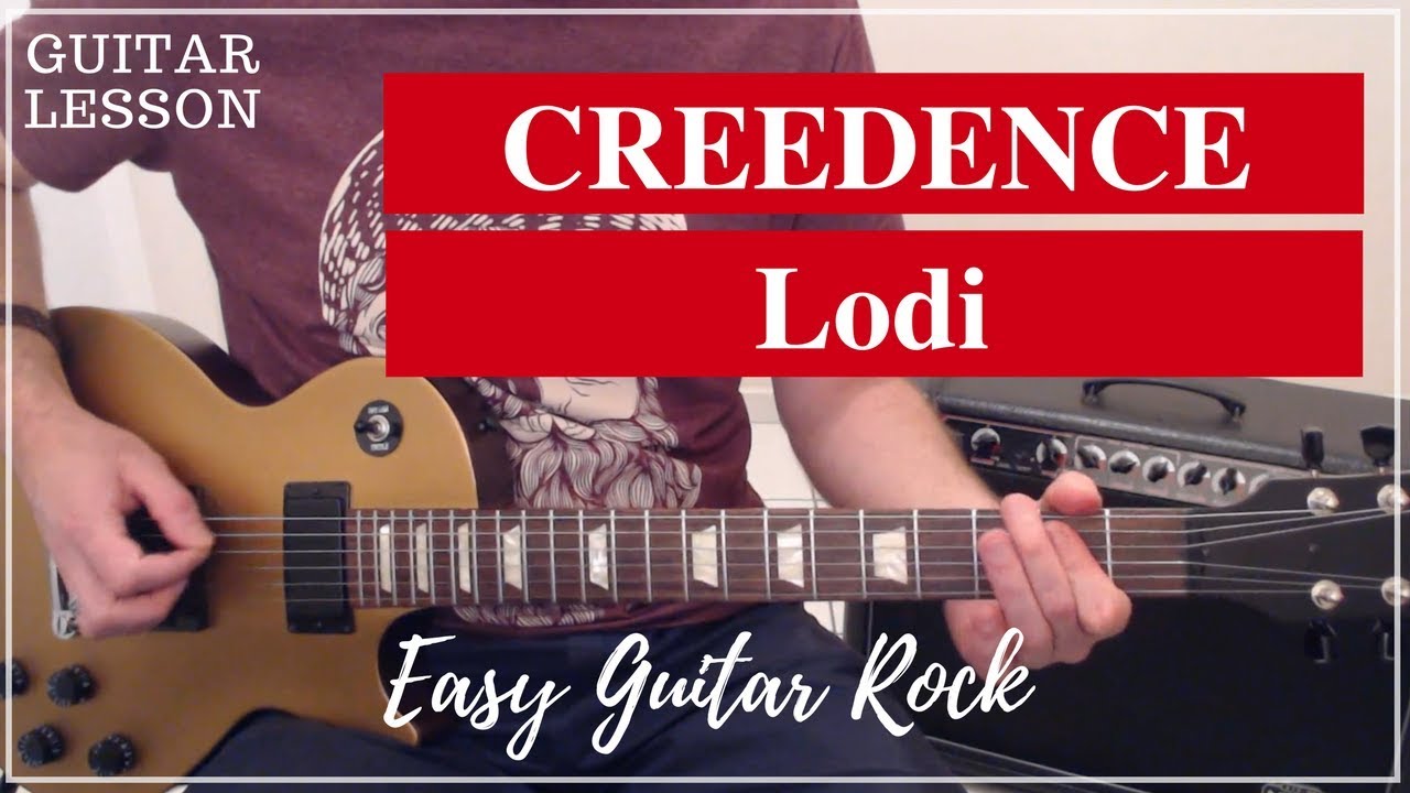 Creedence - Lodi - Guitar lesson