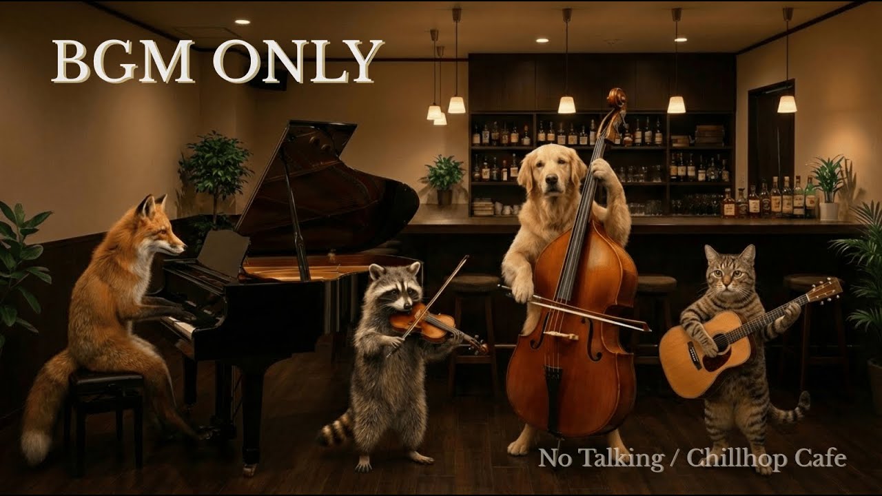 癒し系BGM「Chillhop Cafe」BGM ONLY｜No Talking・Relaxing & Focus
