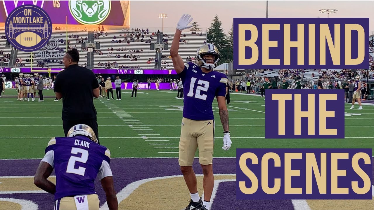 Washington vs. Colorado State: Behind the scenes with the Huskies