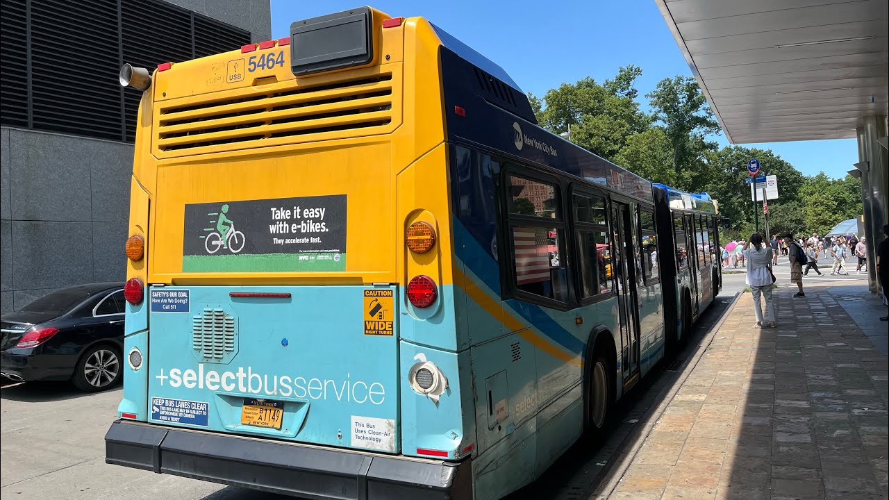 Full Ride 2017 Novabus LFSA #5464 on M15-SBS to 125 Street via 1 Avenue