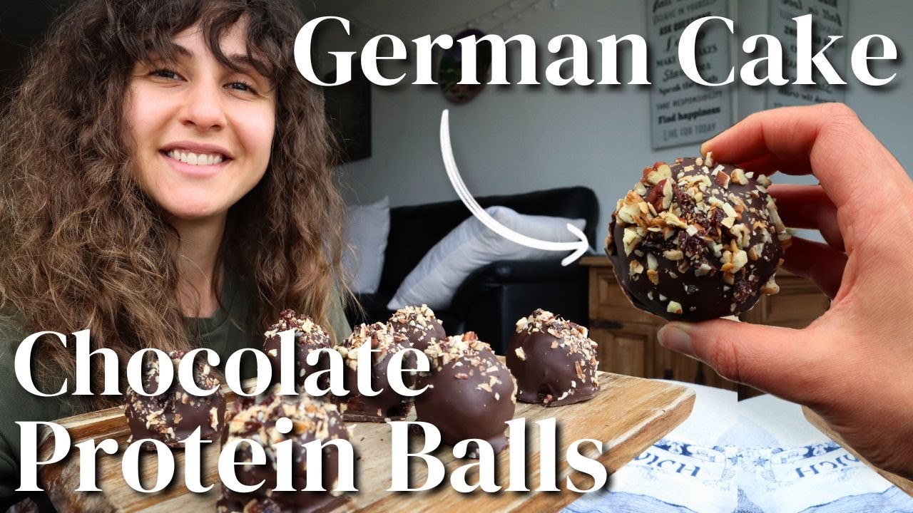 These German Chocolate Protein Balls Taste Like Dessert, But Pack 11g Protein!