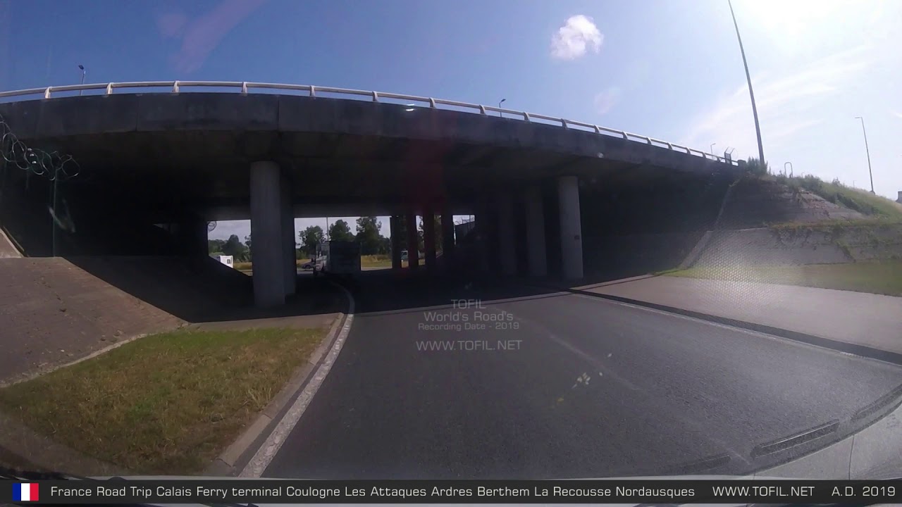 926 France Road Trip Calais Ferry terminal Coulogne Les Attaques Ardres Berthem La Recousse Nordausq