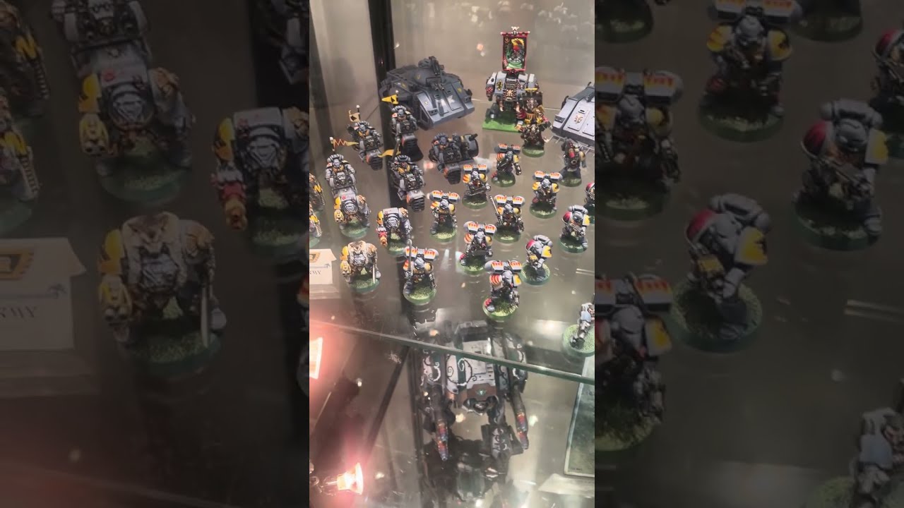 Warhammer Cafe and Store, located in Grapevine, Texas, or hammer for DK models showcase