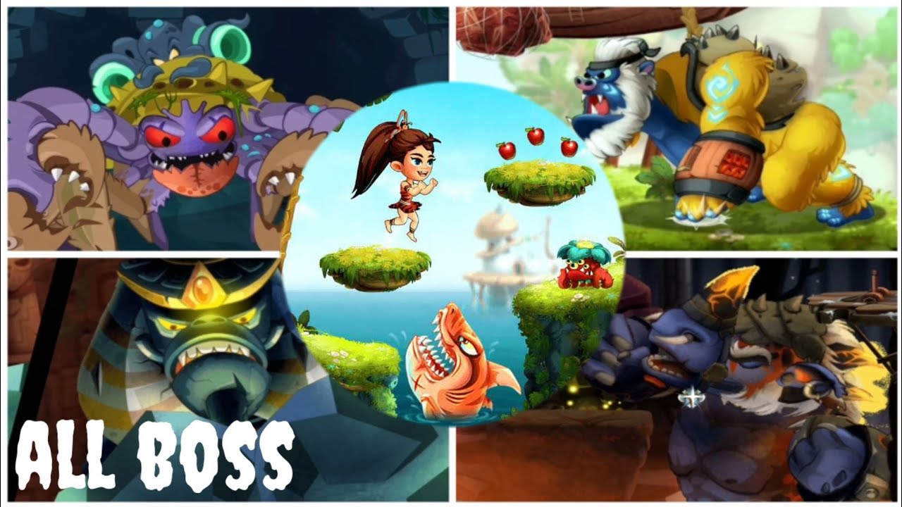 jungle adventure 3 - all bosses + ending