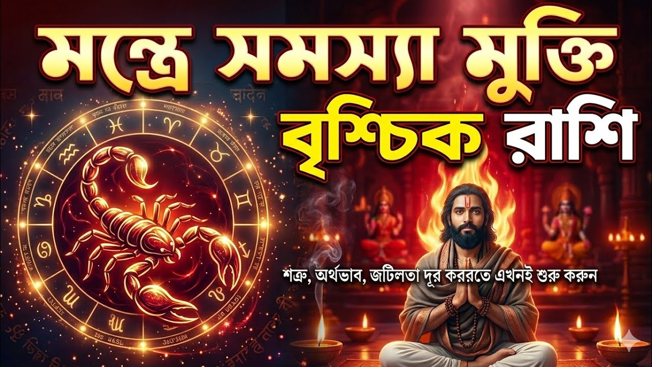 বৃশ্চিক রাশি | মন্ত্রে সমস্যা মুক্তি  | brischik rashir totka  | brischik rashi powerful mantras 