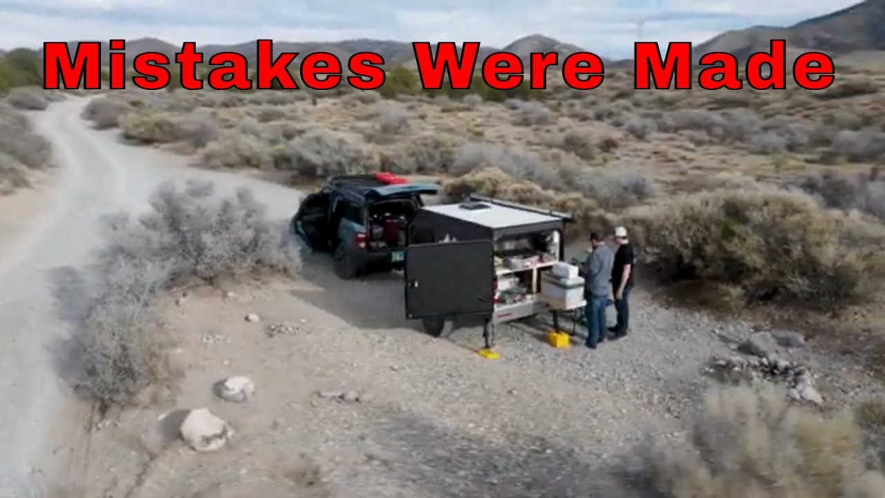 DIY Harbor Freight Overlanding Off-Road Trailer Upgrades