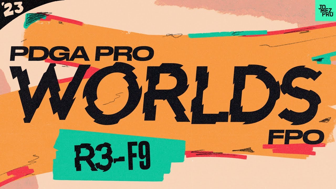 2023 PDGA Pro World Championships | FPO R3F9 | Tattar, Gannon, Salonen, Benson | Jomez Disc Golf