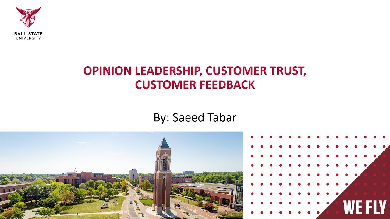 Opinion Leadership & Consumer Trust