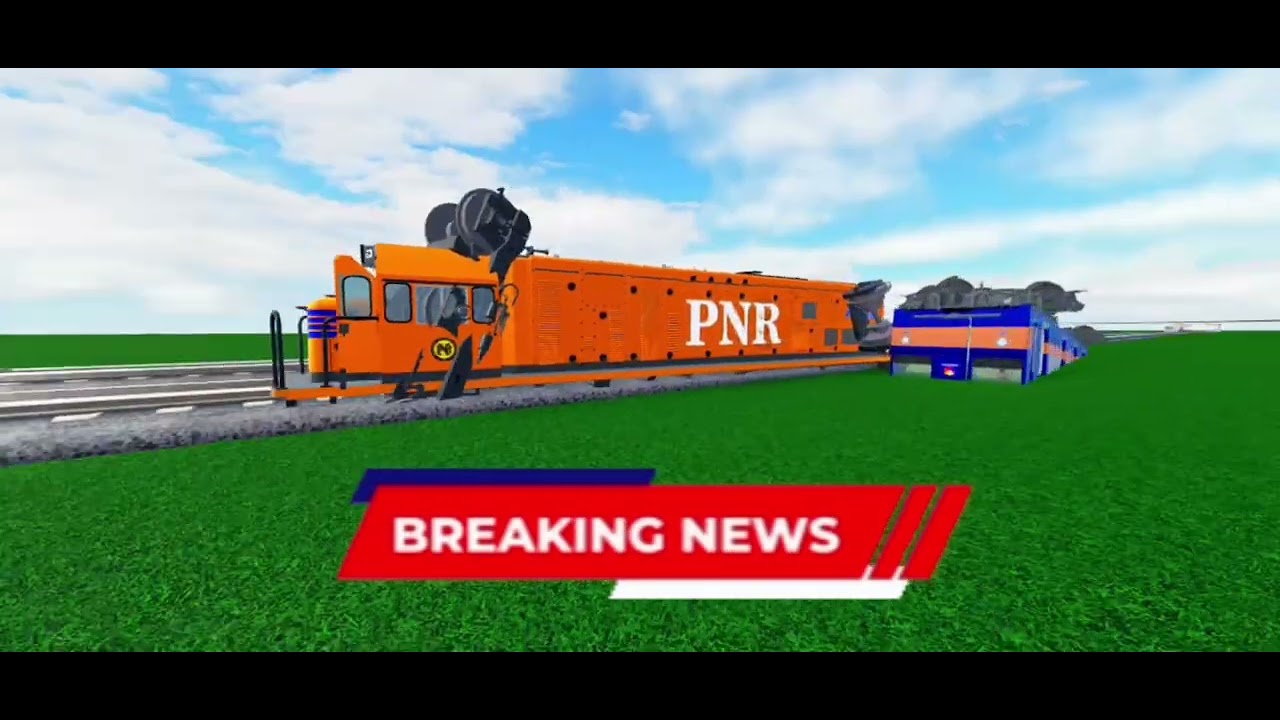 Breaking News PNR train crashed near sta mesa station with @itspnrdriverph #roblox #pnr #train 