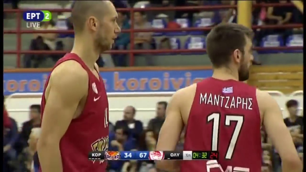Κόροιβος - Ολυμπιακός 54-104 (26/3/2018)  Στιγμιότυπα | Basket League 20η αγων.
