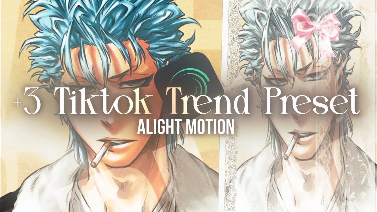 +3 PRESETS EDITS TIKTOK TREND #35 - ALIGHT MOTION - (ALIGHT LINK, XML LINK, QR CODE)