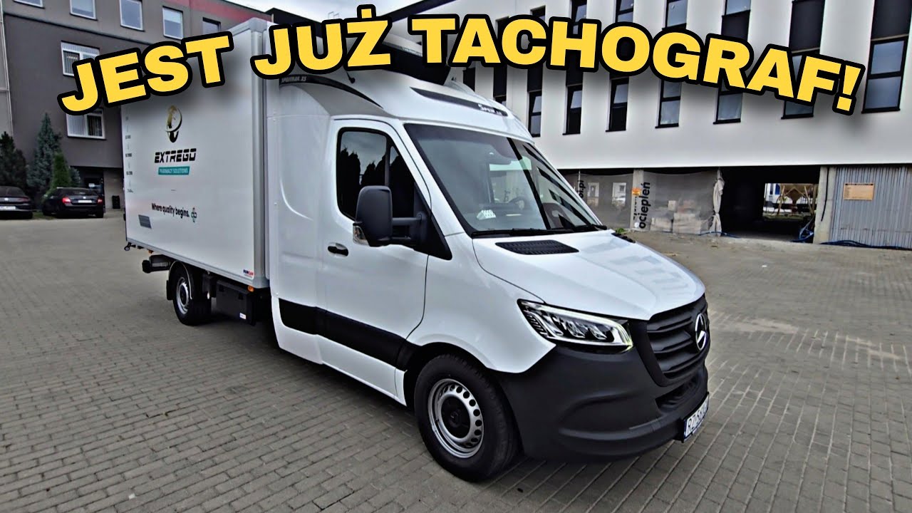 Odbieram nowego Mercedesa...I jest już w nim  TACHOGRAF!