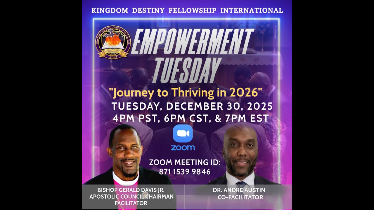 KDFI Empowerment Tuesday - "Journey to Thriving in 2026" 12/30/26