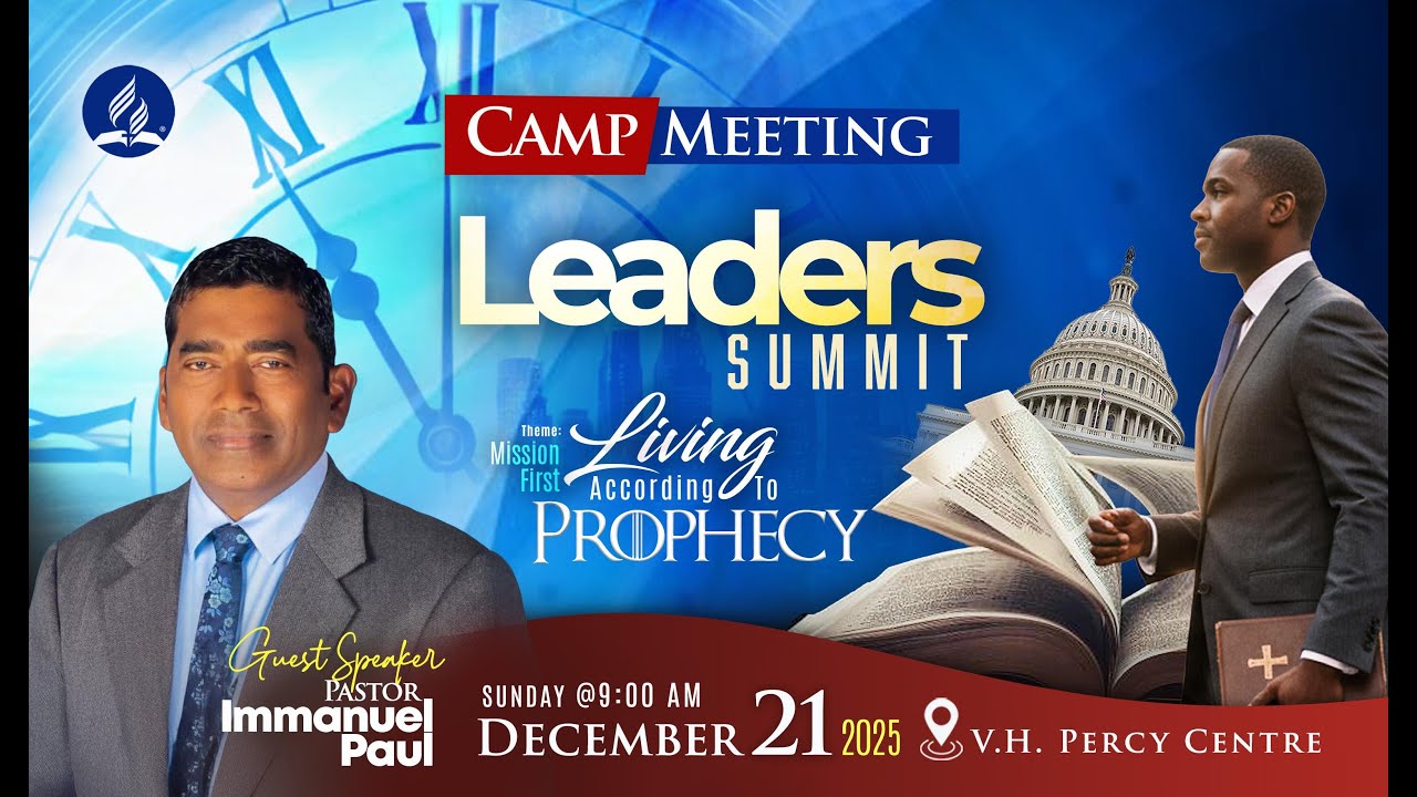 #Sunday | #CampMeeting | Leaders Summit | Pastor Immanuel Paul | Dec 21 | 9:00AM