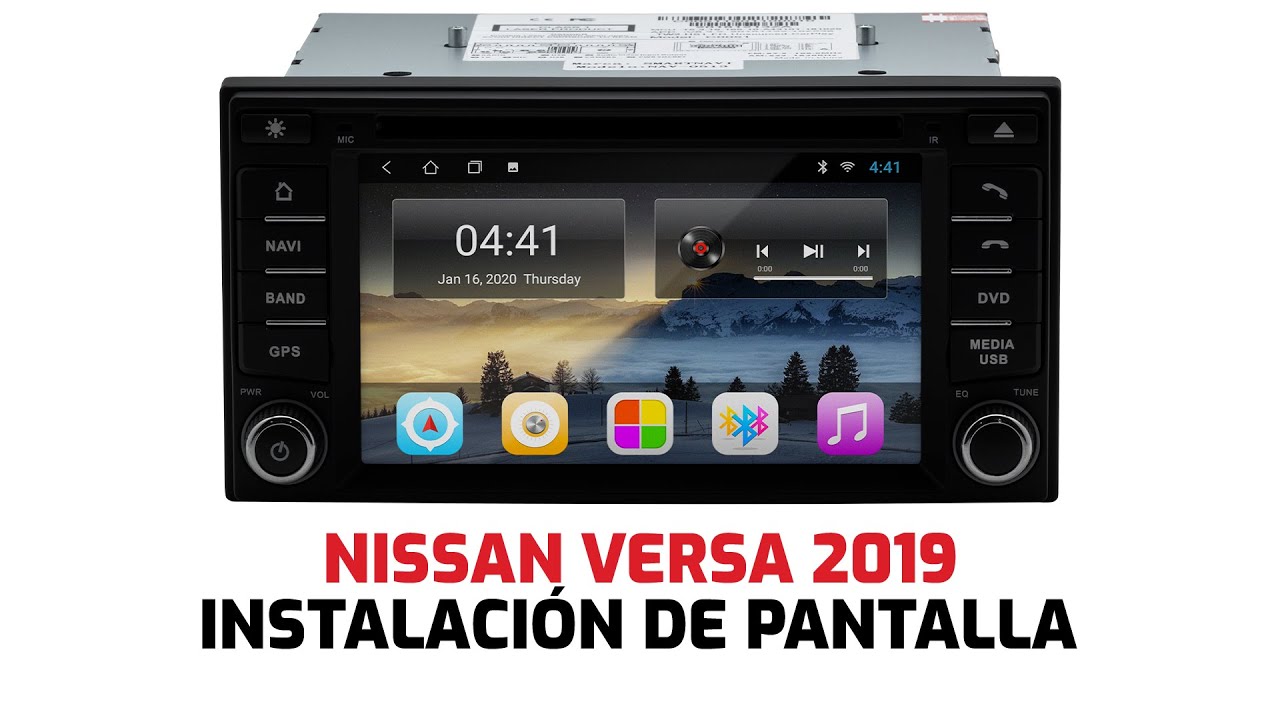 Nissan Versa 2019 Instalaci&oacute;n de Pantalla Android // GADGETSTYLE