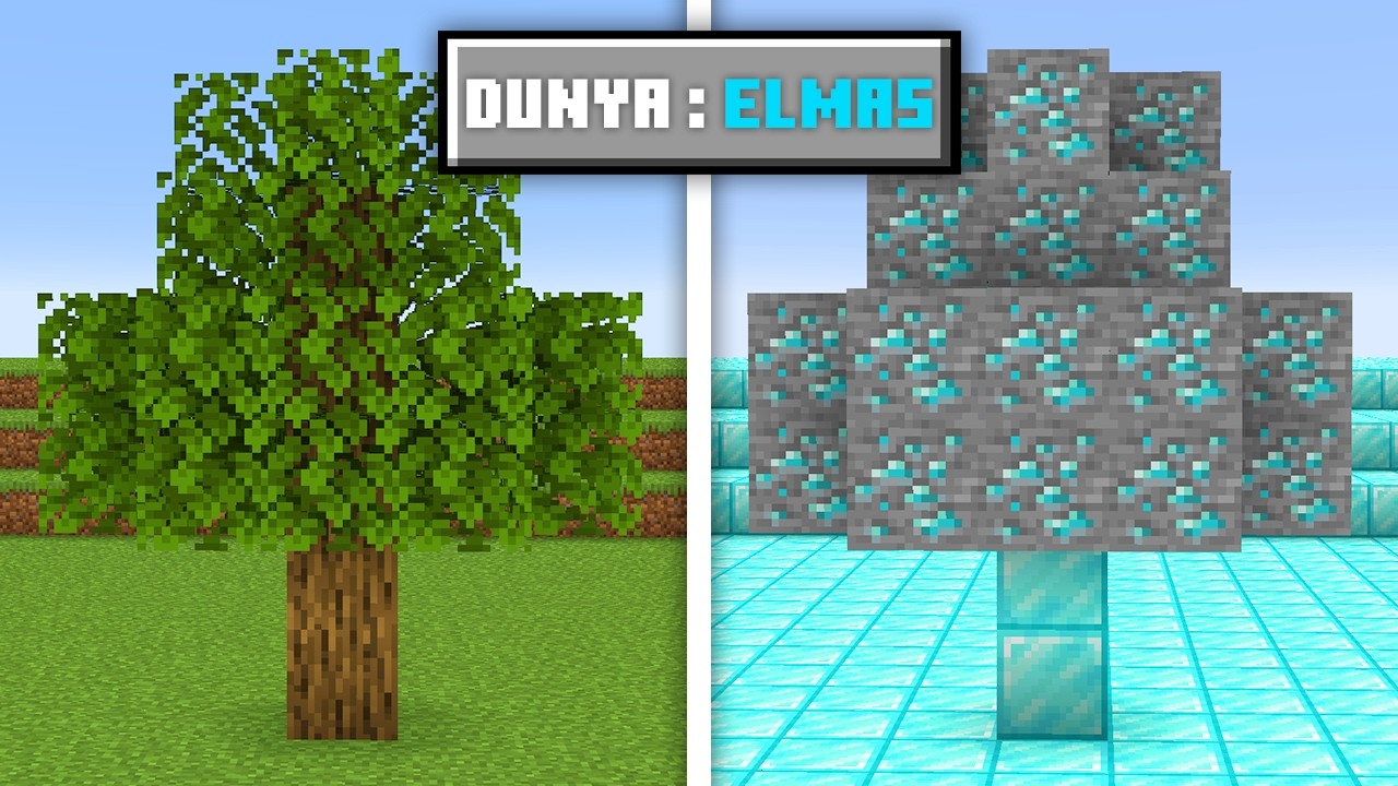 Minecraft ama ÖZEL DÜNYALAR VAR!