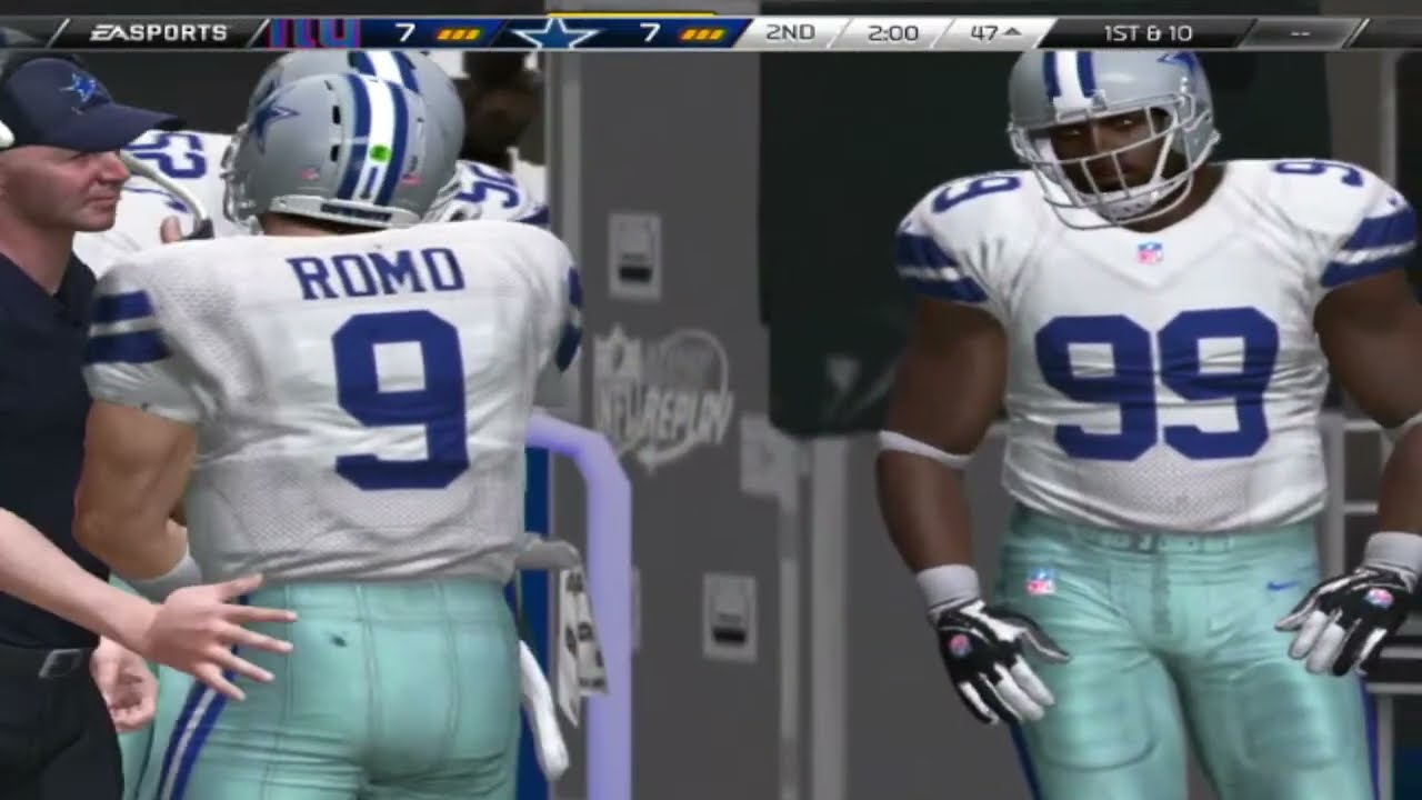 Madden NFL 15 (PS3) giants vs cowboys (CPU vs CPU)