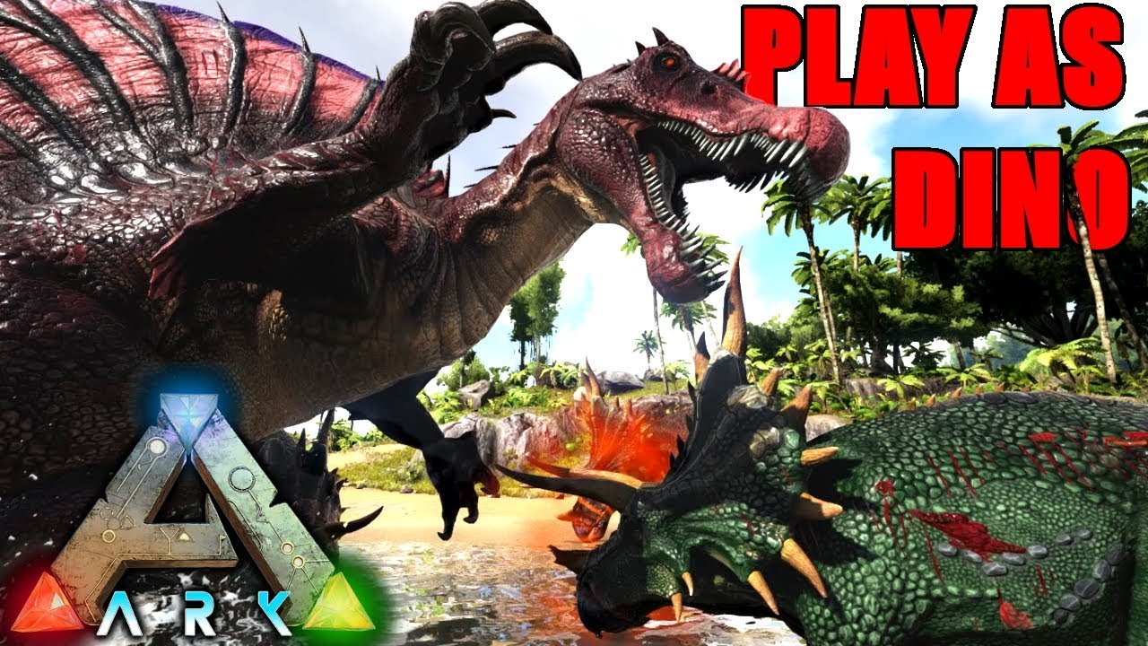 ARK: Play As Dino - Das Leben als Dinosaurier & ein Baby Dire Wolf in Gefahr! | LP Ark Deutsch