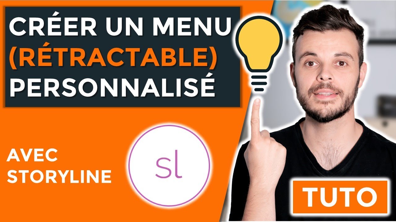 Comment créer (faire) un menu rétractable personnalisé avec Articulate Storyline