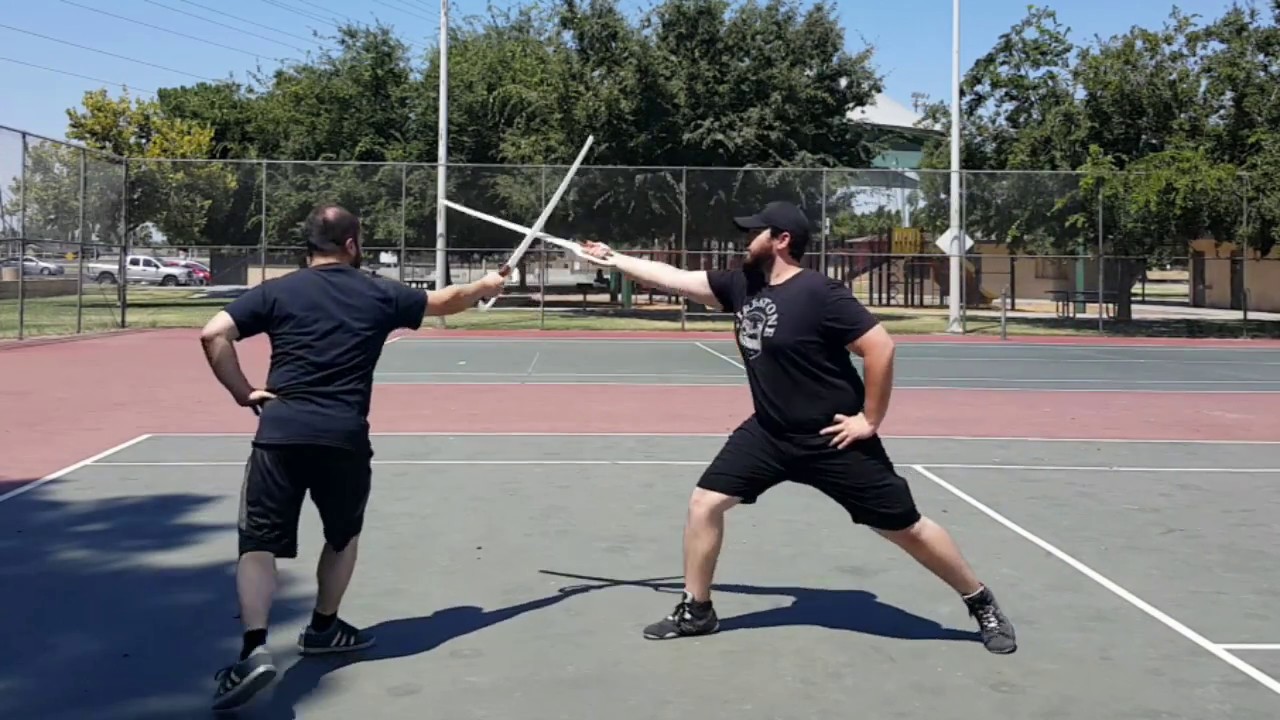 Meyer's Dussack: Straight Parrying