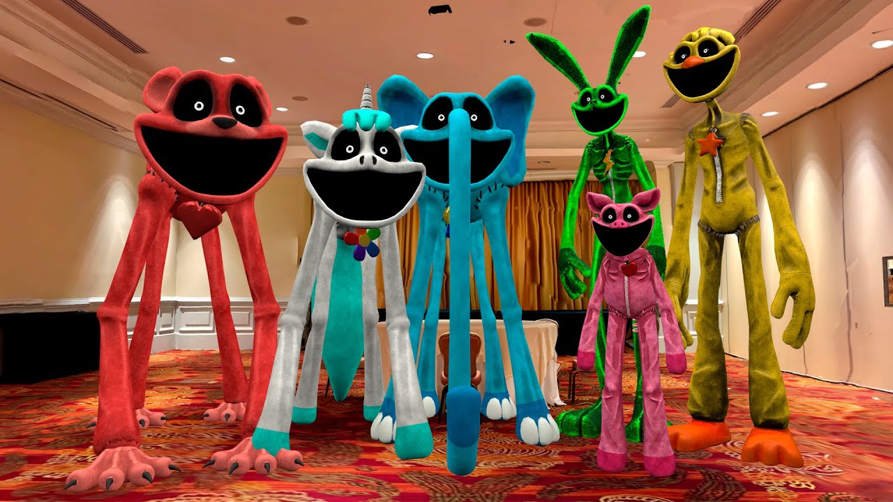 I Found All SMILLING CRITTERS Characters IN SECRET ROOM (from Poppy Playtime 3) | Garry's Mod