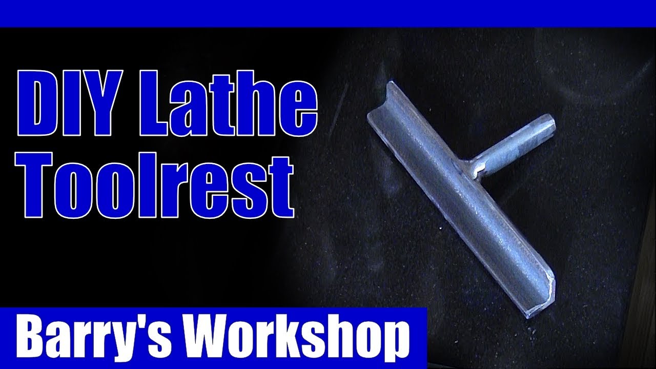 DIY Welded Toolrest for Wood Mini-Lathe