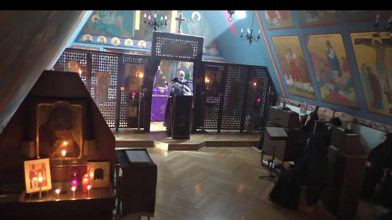 Ellwood City Chapel - 6th & 9th Hours, Typica, Presanctified Liturgy - 1st Wednesday - Fr. Steffaro