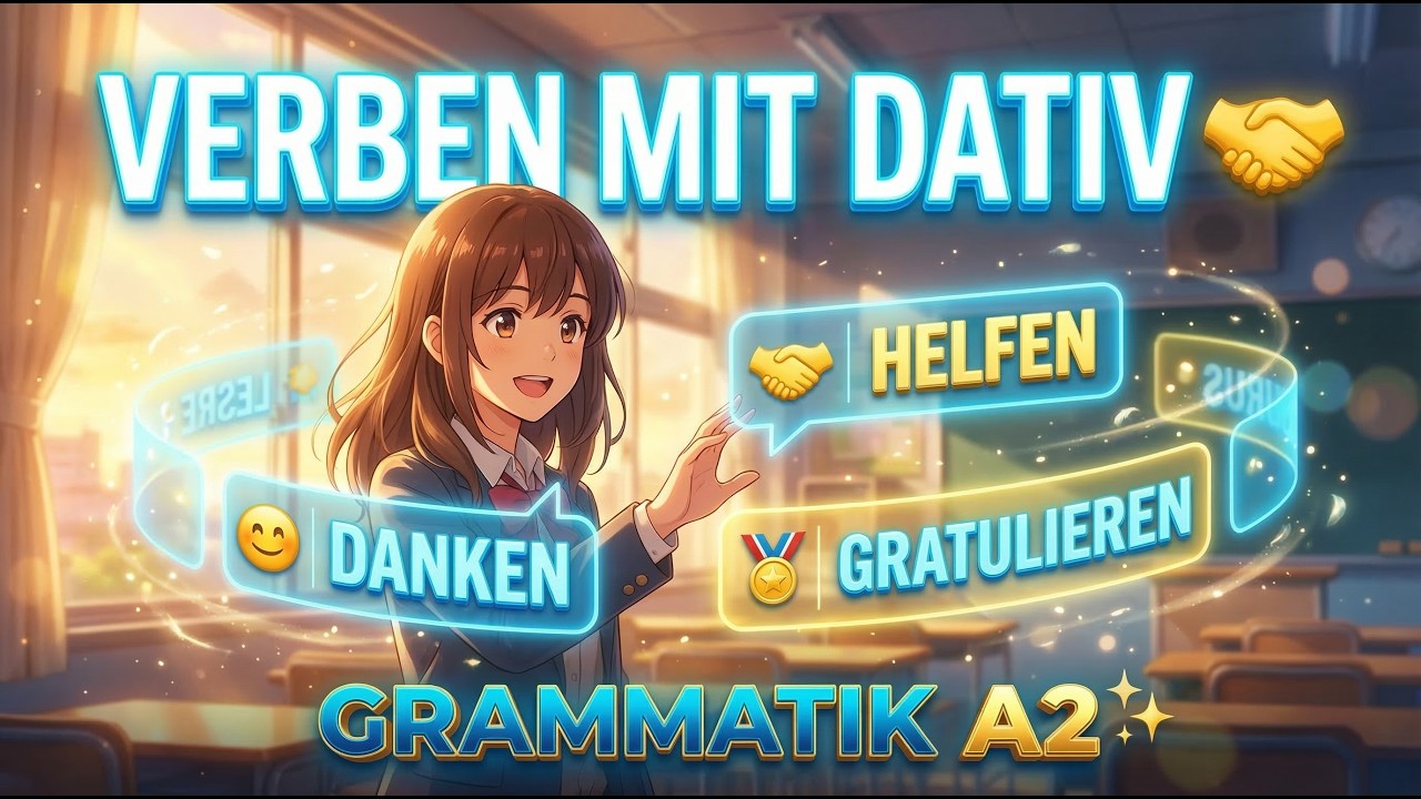 VERBEN MIT DATIV 🤝 | Grammatik A2