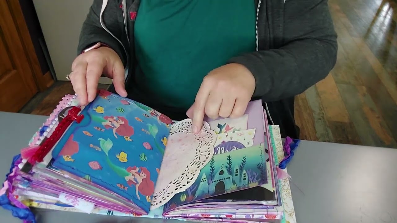 Walk thru LGB Junk Journal Little Mermaid   FOR SALE