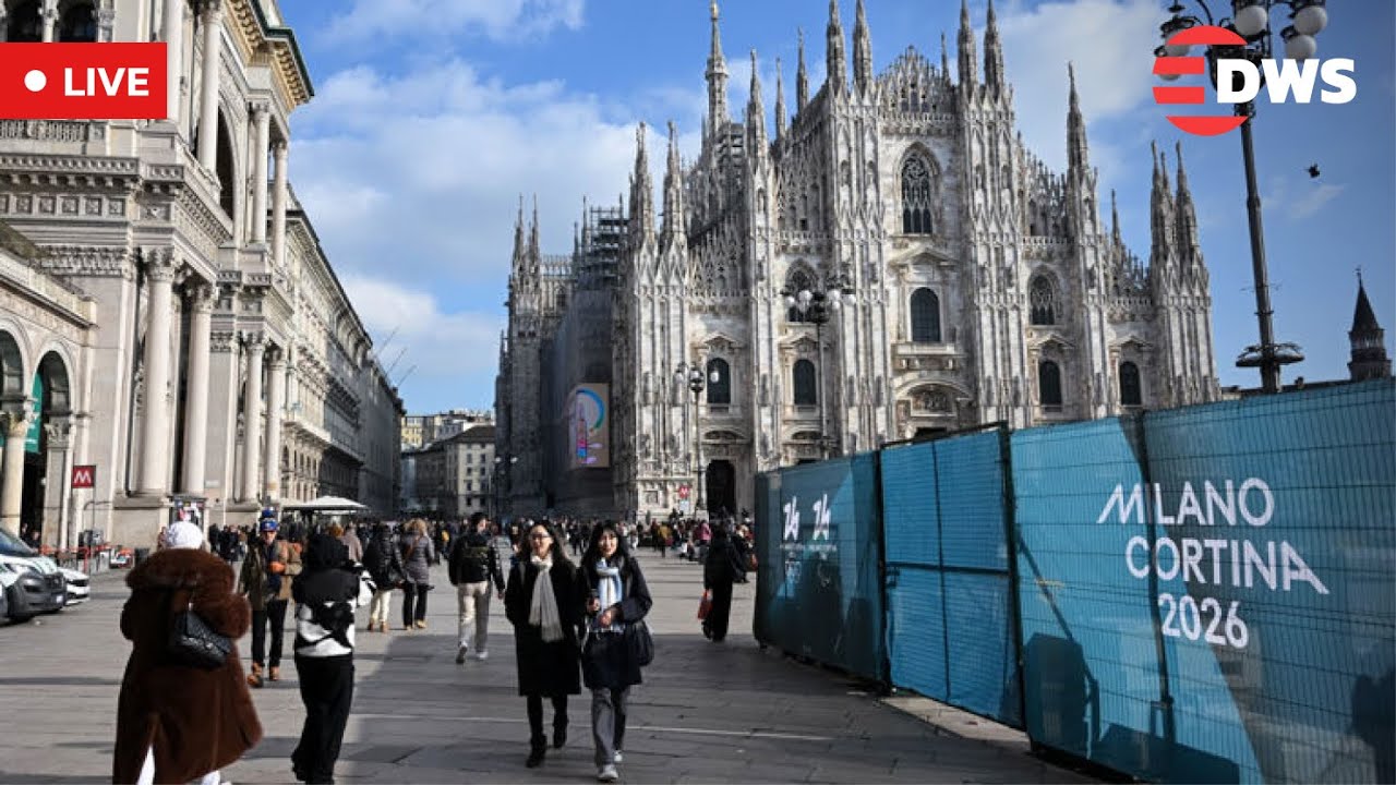 LIVE FROM ITALY: Demonstrators Oppose ICE Involvement in 2026 Winter Games | AC15