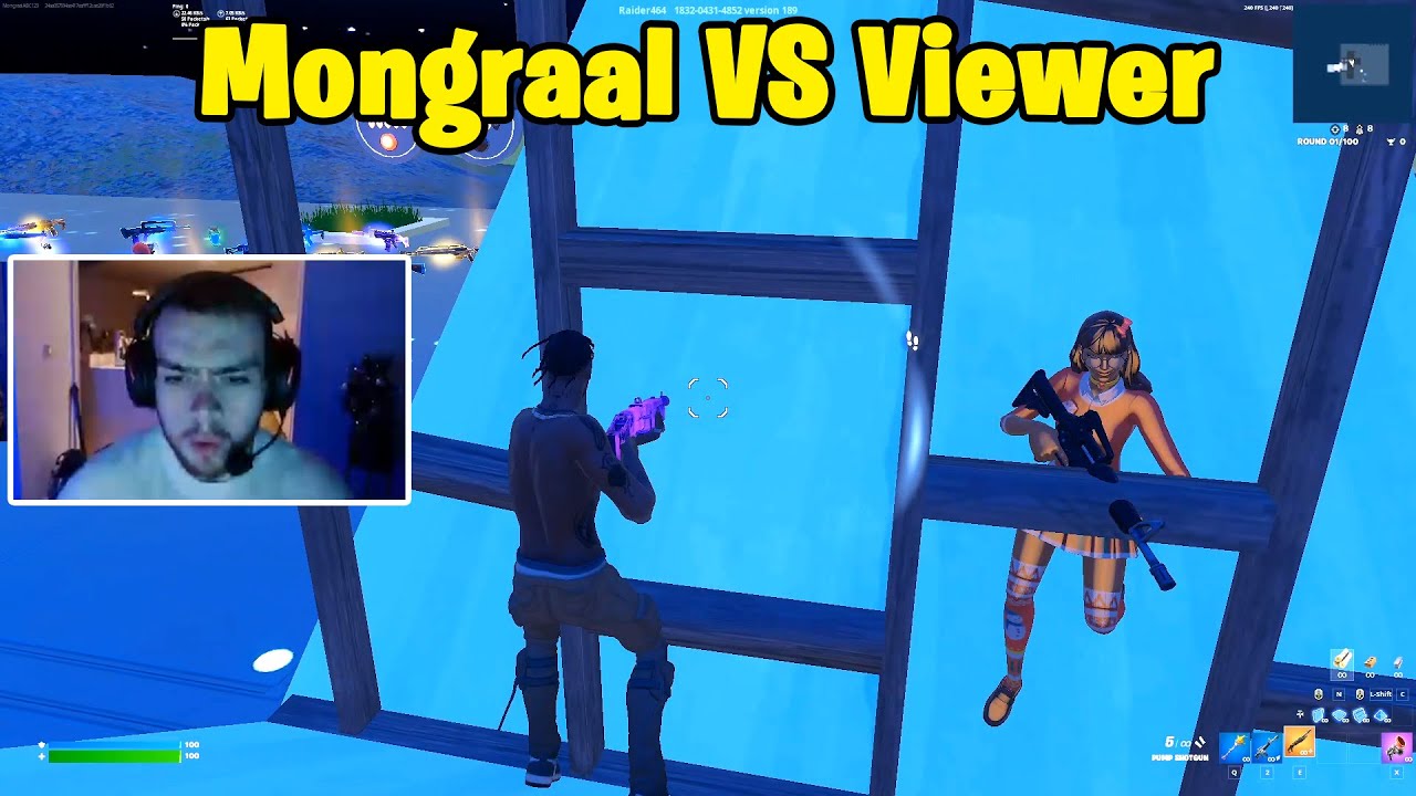 Mongraal VS INSANE Player 1v1 TOXIC Buildfights!