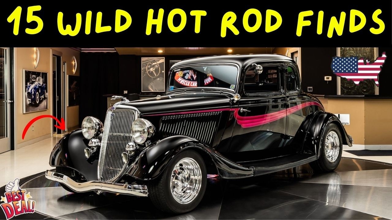15 невероятных классических хот-родов на продажу | Брутальные олдскульные проекты