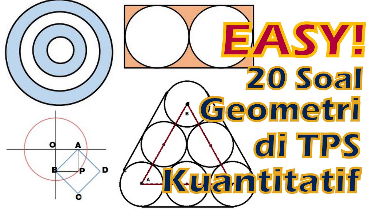 TPS UTBK 2020 - Konsep Geometri Dasar dan Pembahasan 20 Soal