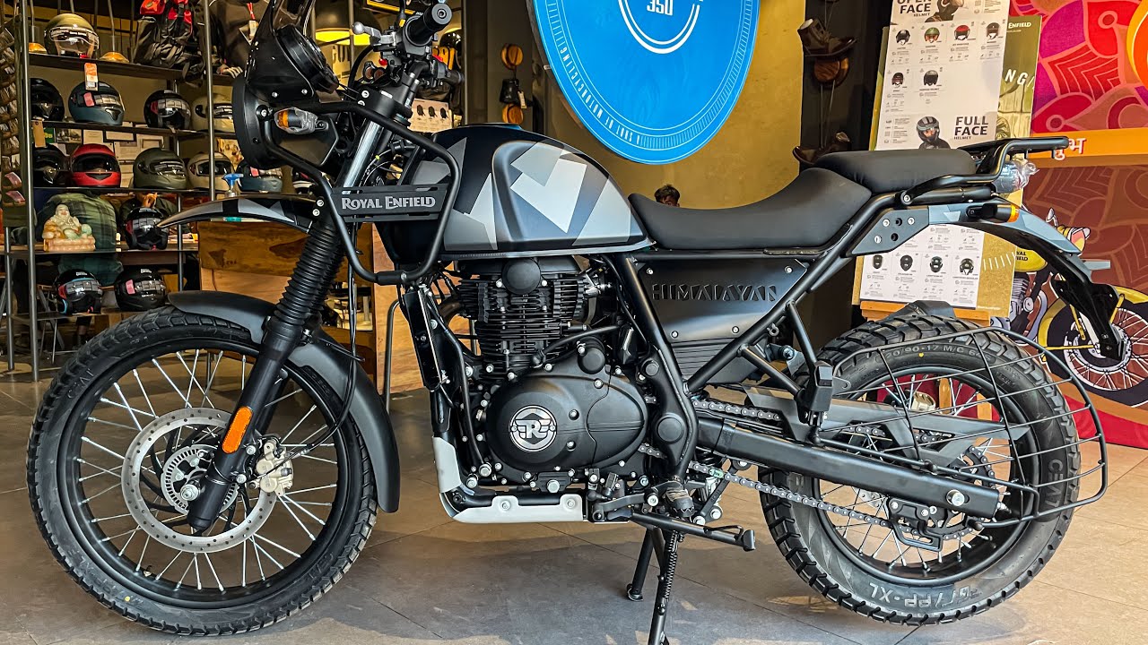 Finally, 2023 New Royal Enfield Himalayan BS6 Sleet black😍Walkaround Detailed Review😘Price, Features