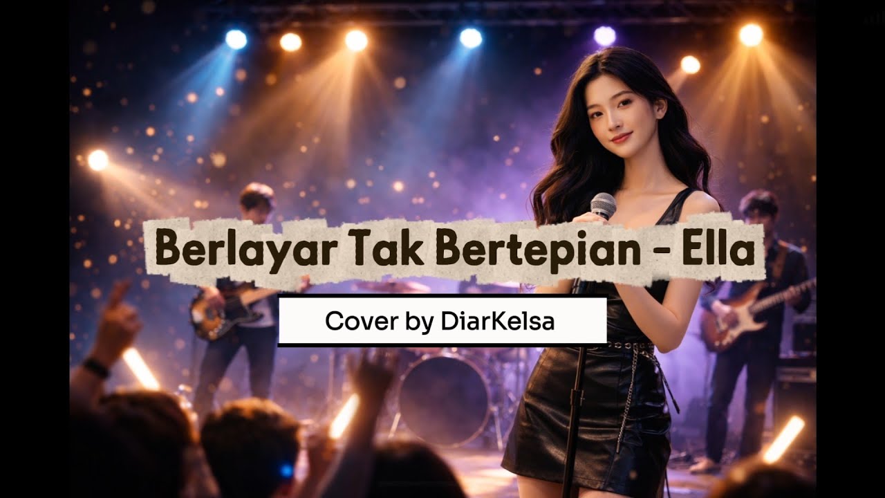 Berlayar Tak Bertepian - Ella || Lyrics || Cover by DiarKelsa 