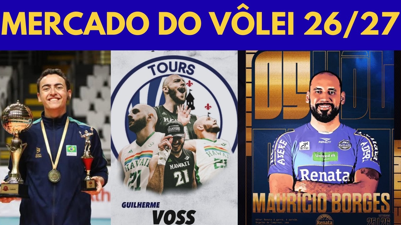 BOMBA NO MERCADO DO VÔLEI: MAURÍCIO BORGES FORA, REFORÇO DA FRANÇA NO PRAIA E JOIA DO SADA DE SAÍDA!