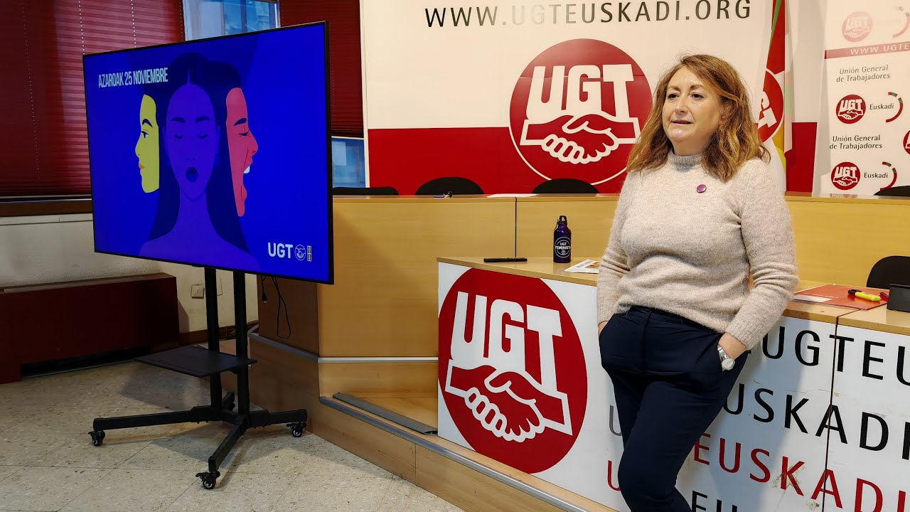 Manifiesto del 25 de Noviembre de UGT Euskadi | Xuria Arza Vélez
